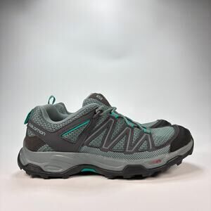 Salomon Pathfinder Grey Hiking Shoes Running Trekking 405144 Women's Size 9.5